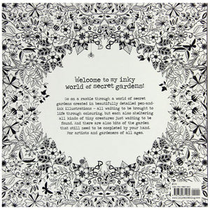 96 Pages English Secret Garden Coloring Books for Adults Kids Relieve Stress